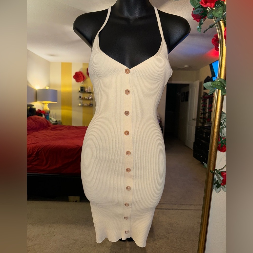 NEW with tags Windsor ivory super stretch dress - Medium